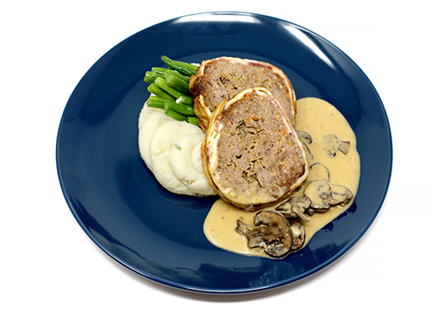 Bacon Meatloaf Dinner $16.00